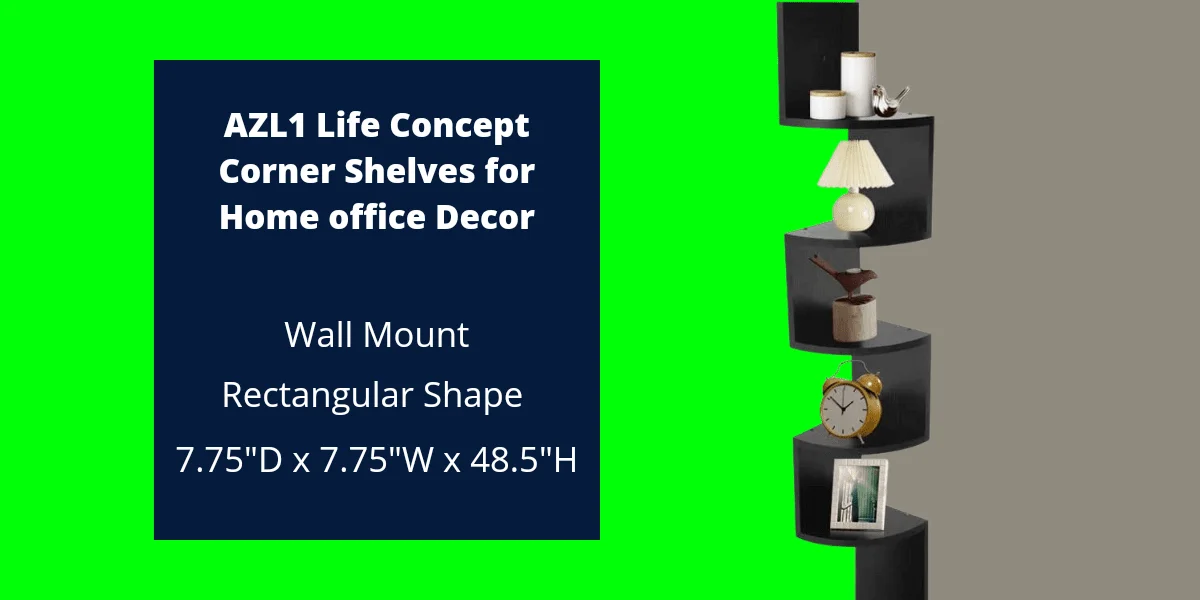 AZL1 Life Concept Corner Shelves for Home office Shelves for Home office