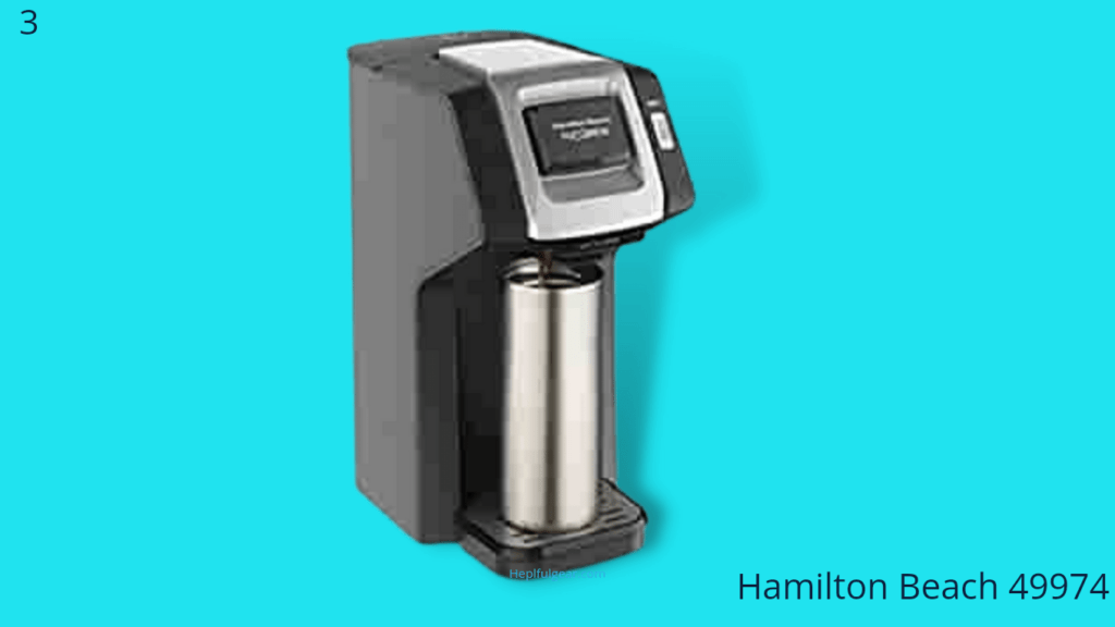 Single serve coffee maker